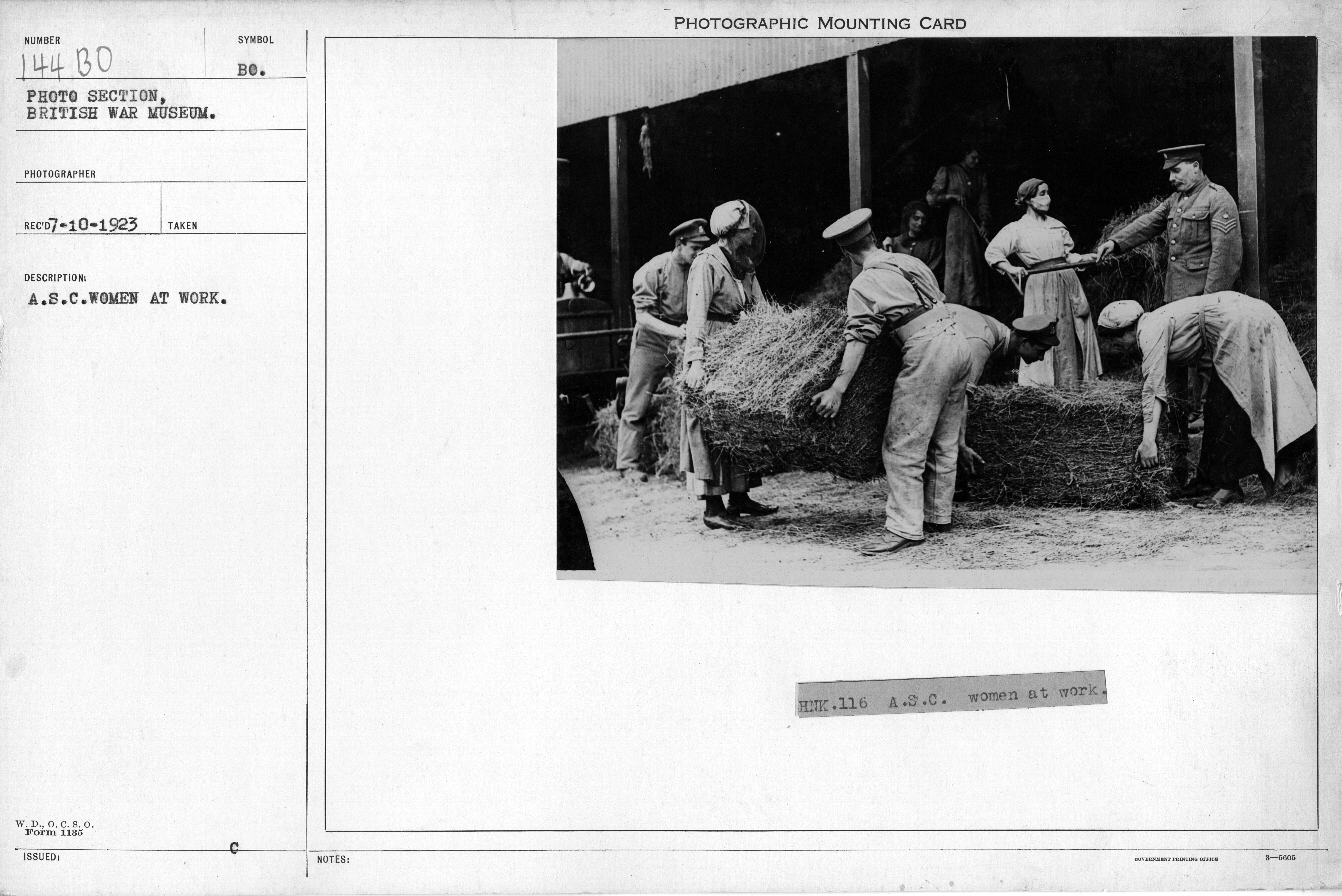 A.S.C. Women at Work