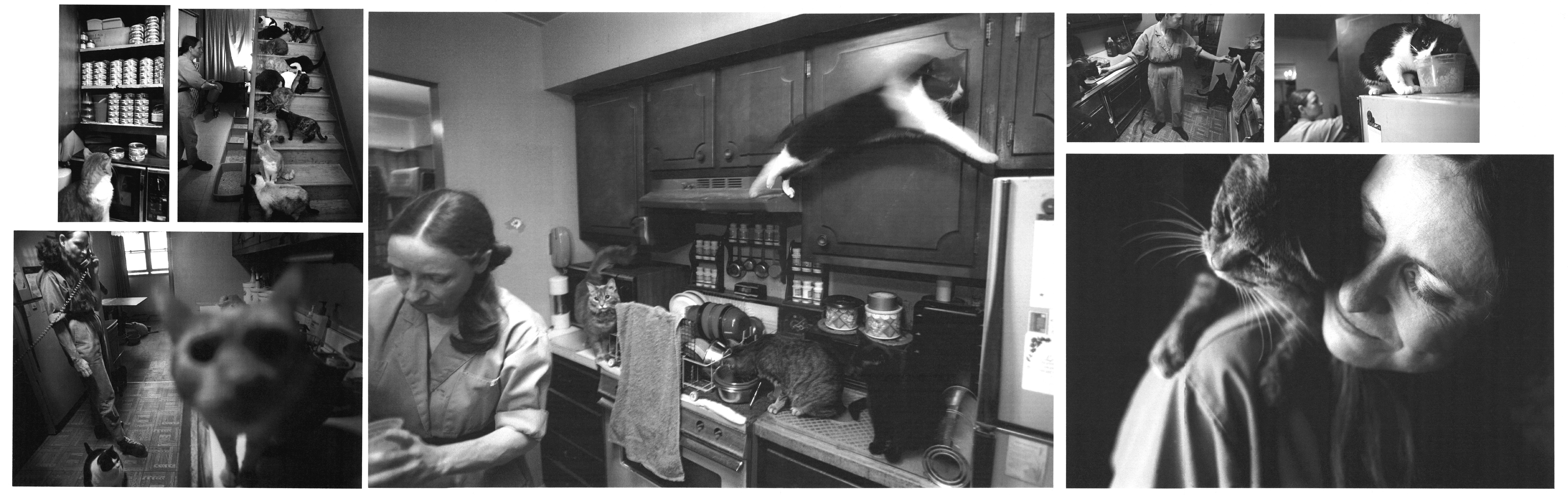 Military Photographer of the Year Winner 1998 Title: Cat Lady Category, 1/1/1998. National Archives Identifier 6504073